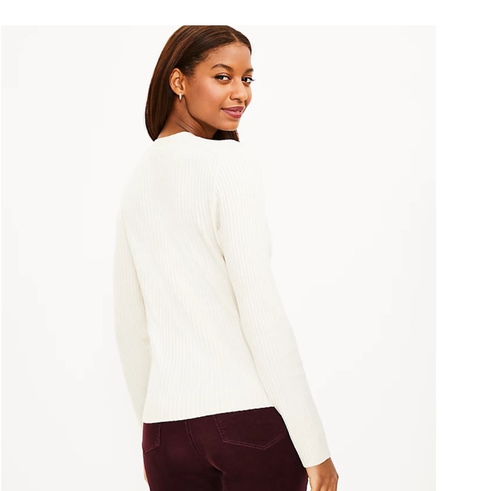 Loft Long Sleeve V-neck Cardigan Size M - Picture 9 of 9